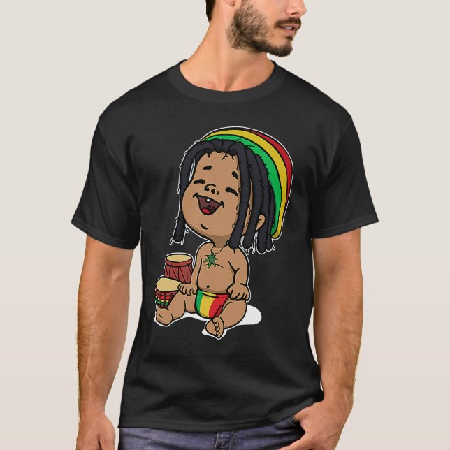 Funny Reggae Jamaica Music Ragga Reggaeton Relax F T-Shirt (Front)