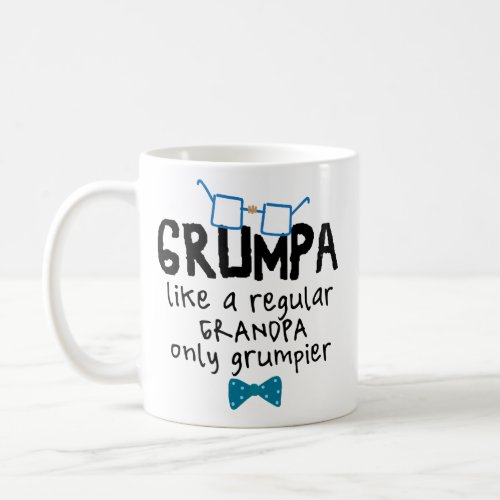 Funny Regular Grandpa Only Grumpier Coffee Mug