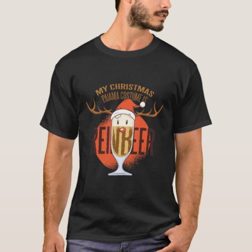 Funny REINBEER Christmas Clothing For BEER Lovers T_Shirt