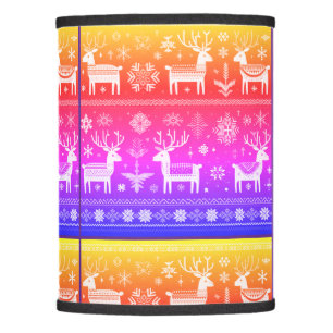 Funny Reindeer Christmas pattern Lamp Shade