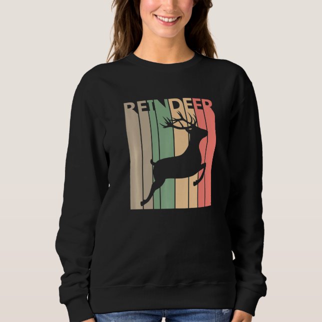 Funny Reindeer Costume   Sweatshirt (Front)