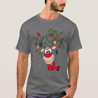 Funny Reindeer Merry Christmas T-Shirt