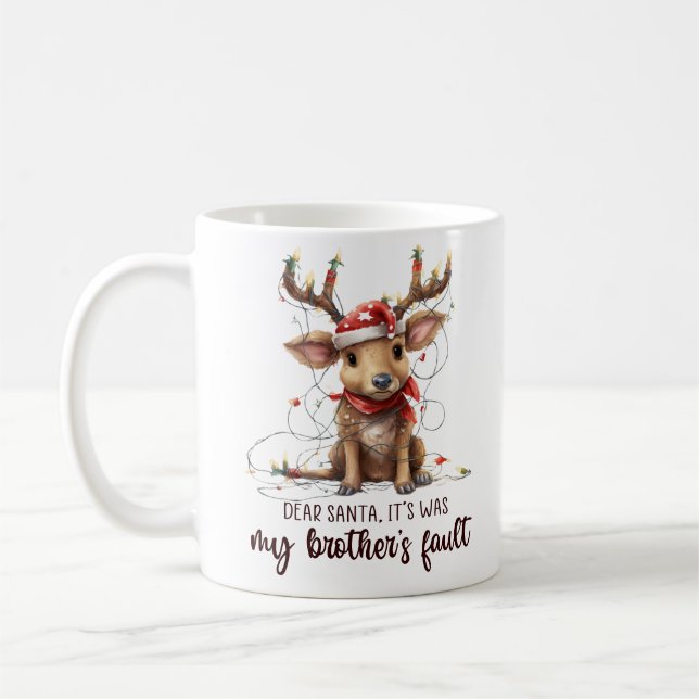Funny Reindeer Mug (Left)