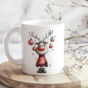 Funny Reindeer Mug – Oh Deer Christmas!