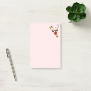 Funny Reindeer Peeking Christmas Meme Post-it Notes