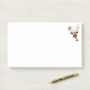 Funny Reindeer Peeking Christmas Meme Post-it Notes