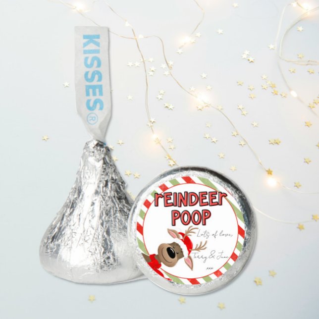 Funny Reindeer Poop Christmas Favor Holiday (Creator Uploaded)