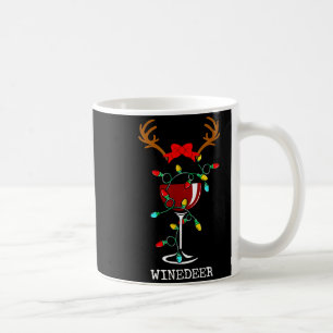 Funny Reindeer Winedeer Reinbeer Matching Couples  Coffee Mug
