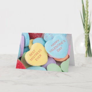 Funny Rejected Candy Hearts Valentine's Day Card