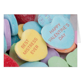 Funny Rejected Candy Hearts Valentine's Day Card