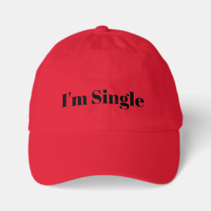 Funny Relationship Status Baseball Hat, Single & R Youth Dad Hat