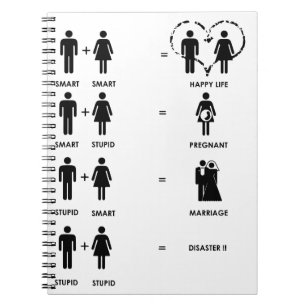 Weddings Marriage Funny Quote Office School Products Zazzle Funny Relationships Notebook