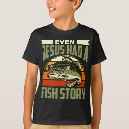 Funny Religious Fisherman Joke Christian Humor T_Shirt
