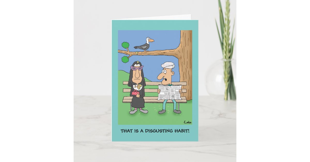 Funny religious personalized greeting card  Zazzle.com