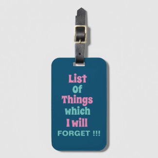 Funny Reminder for Forgetful People 