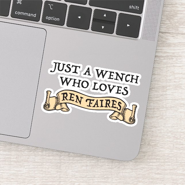 Funny Ren Faire Lover Sticker (Detail)