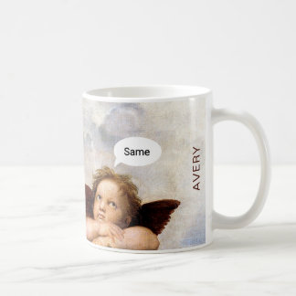 Funny Renaissance Angels Mug – Personalized 