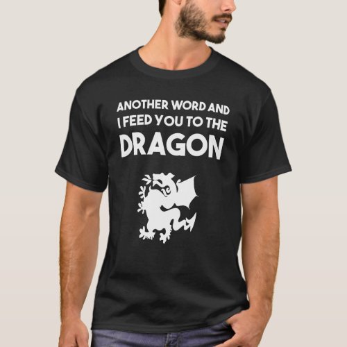 Funny Renaissance Faire Dragon Heraldic Medieval T_Shirt