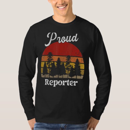 Funny Reporter Shirts Job Title Professions