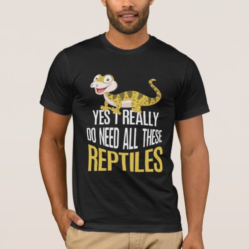 Funny Reptile lover Kids Cute Animal fan T_Shirt