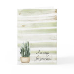 Funny Resignation Sorry For Your Loss to Boss Card Funny Resignation Sorry For Your Loss to Boss Card