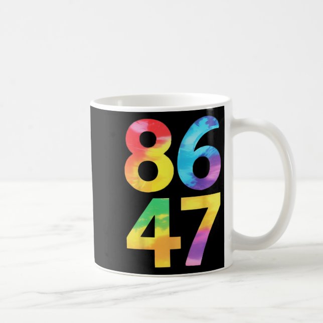 Funny Resist 8647 Liberal Fan  Coffee Mug (Right)