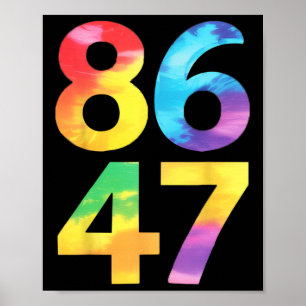 Funny Resist 8647 Liberal Fan  Poster