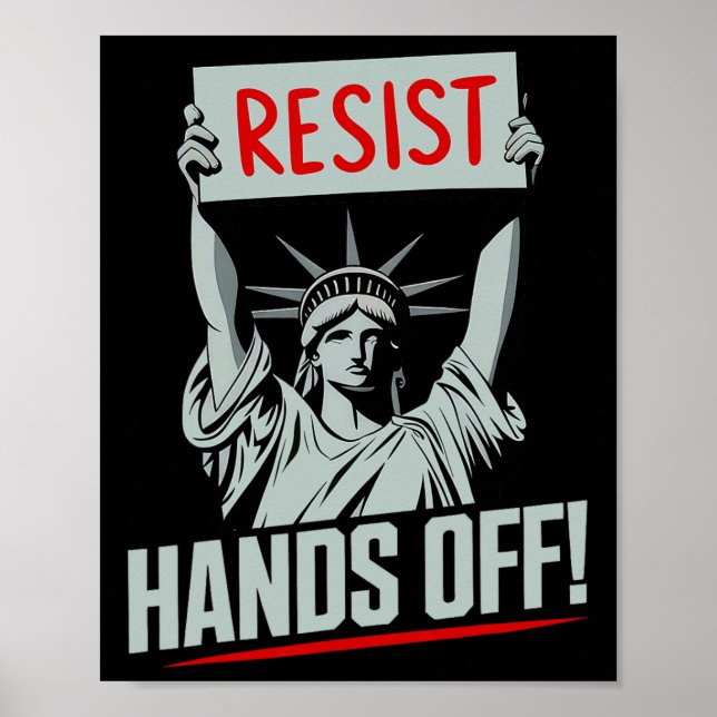 Funny Resist Handsoff Usa  Poster (Front)