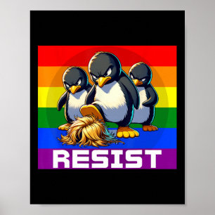 Funny Resist Tariffs Protest Groovy Men Women 4th Poster