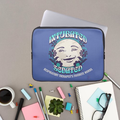 Funny Respiratory T Intubated Custom Medical Job Laptop Sleeve