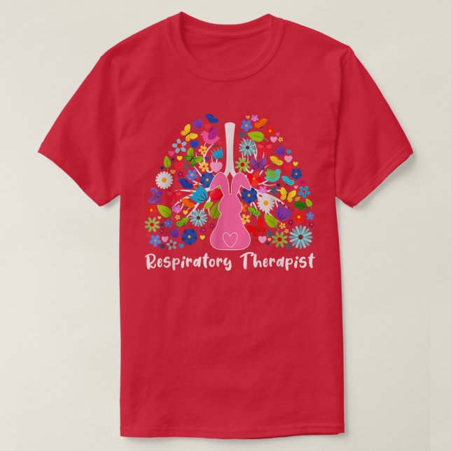 Funny Respiratory Therapist Easter Day Bunnies RT  T-Shirt (Design Front)