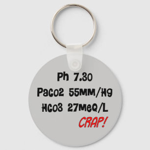 Funny Respiratory Therapist gifts Keychain