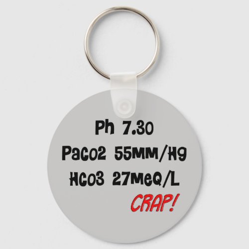 Funny Respiratory Therapist gifts Keychain