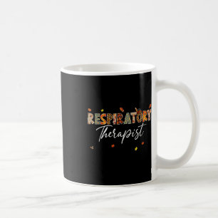 Funny Respiratory Therapist Pumpkin Autumn Tree Fa Coffee Mug