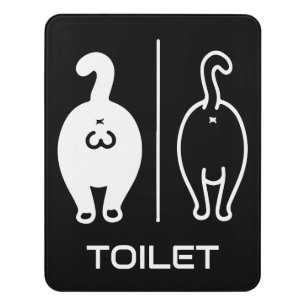 Funny Restroom Door Sign