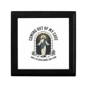 Funny Resurrection Cave Quote Vintage Engraving De Gift Box