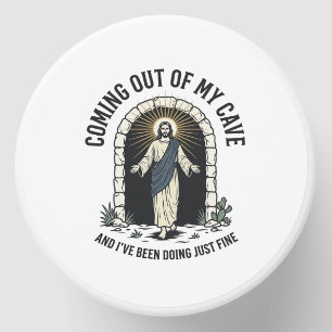 Funny Resurrection Cave Quote Vintage Engraving De Mini Candle Favors