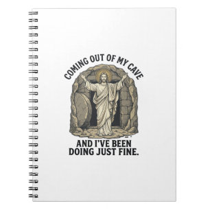 Funny Resurrection Cave Vintage Engraving Shirt De Notebook