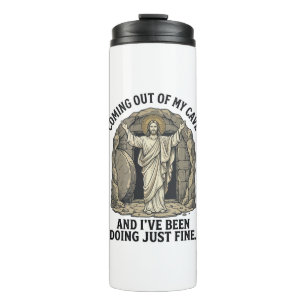 Funny Resurrection Cave Vintage Engraving Shirt De Thermal Tumbler