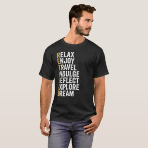 Funny Retired Acronym Meaning Retirement Gift T-Shirt