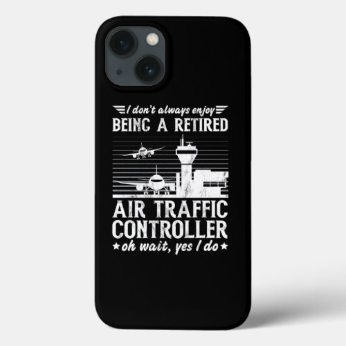 Funny Retired Air Traffic Controller Radar iPhone 13 Case