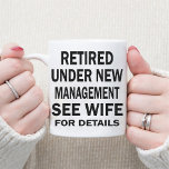 Funny Retired Dad Birthday Retro Coffee Mug<br><div class="desc">This Coffee Mug Features a funny quotes for Retired Dad Birthday. best funny Birthday gift for daddy or husband.</div>
