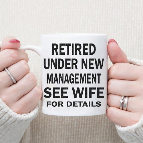 Funny Retired Dad Birthday Retro Coffee Mug