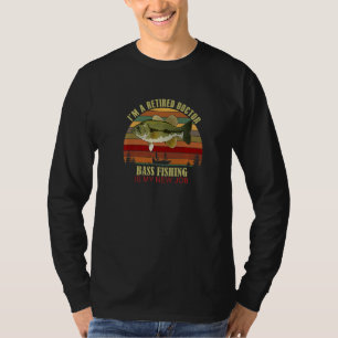 Funny Retired DOCTOR New Job Bass Fishing Premium T-Shirt