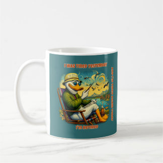 Funny Retired Duck Coffee Mug
