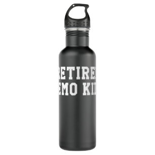 Funny Retired Emo Kid Sad Music Gift Stainless Steel Water Bottle