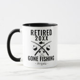 Gone Fishing Travel Coffee Mug Personalized