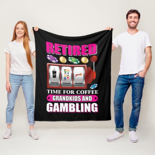 funny retired Grandma coffee Grandkids gambling
