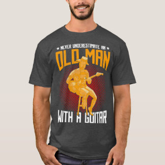 Funny Retired Guitarist Gift Music Retirement Guit T-Shirt