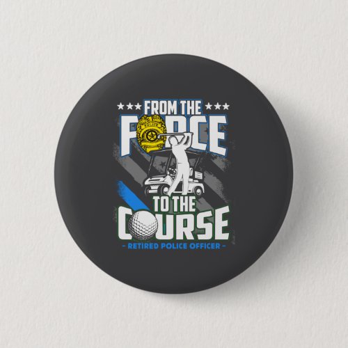 Funny Retired Lice Officer Golf Retirement Gift 